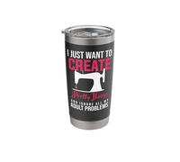 Sewing Machine Pretty Things and Ignore Adult Problems Stainless Steel Insulated Tumbler
