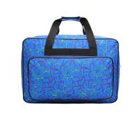 Sewing Machine Protective Bag Waterproof Nylon Large Front Pocket Equipment Storage Travel Portable Storage Case, Blue