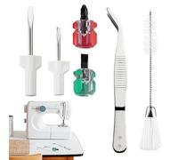 Sewing Machine Repair Kit - Maintenance Kit, Precision Screwdriver with Cleaning Brushes | Craft Accessories for Threading, Dust Removal, Needlework, Garment Changing, DIY Workshop