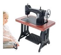 Sewing Machine - Retro Miniature Sewing Machine Model Miniature Retro Statue | Landscape Ornament Role Playing Accessories Novelty Bedroom Decor