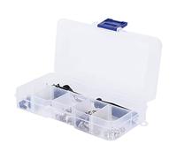 Sewing Machine Screw Kit Bobbin Case Shrapnel, Needle Plate Fixing with Storage Box, for Most Industrial Sewing Machines
