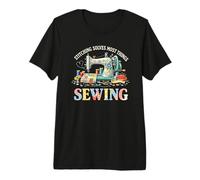 Sewing Machine Seamstress Quilting Hand Sewing Tee Premium T-Shirt