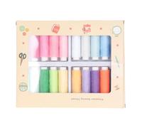 Sewing Machine Thread, 20 Colors Sewing Threads Kits 328ft Polyester Sewing Thread Multipurpose DIY Sewing Thread Spools Hand Sewing Thread for Making Clothes Crafts (20 Colors
