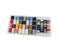 Sewing Machine Thread, Assorted Colours Set, 32 Top Load & 28 Bottom Load Spools, Quilting Yarn and Hand Knitting, Ideal for Crafting, Grandmother, Friends, 10.24 x 4.92 x 1.18 inches