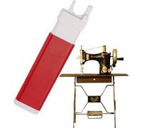 Sewing Machine Threading Tool, 12x3x0.8cm Sewing Machine Threader, Magnetic Automatic Threading aid, Easy Needle Inserter Aid Sewing Machines Accessory for Home Sewing Machines Easy (2pcs Red)