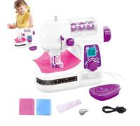 Sewing Machine Toy For Kids - Battery Powered Small Sewings Machines Tool For Children, Functional Beginner Sewinging Machines For Kid Ages 8-12 | Creative Craft Starter Kit For Girls Boys Adults Lear
