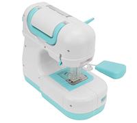 Sewing Machine Toy Mini Portable Blue Simulation Double Stitch Sewing