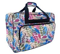 Sewing machine travel bag protective nylon case with ample space for tools and concepts. Vibrant color elegant design, 乳白色