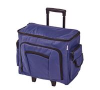 Sewing Machine Trolley Bag Navy 47 X 38 X 24 Cm - Sewing Online 006105-Navy