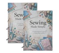 Sewing Made Simple: 1000+ Free Sewing Notes - The Ultimate Beginner's Guide to Sewing | Easy Patterns, Stitches, Fabrics & Techniques | Complete Sewing Reference Book for Aspiring Creators (2 PCS)