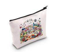 Sewing Makeup Bag Quilting Themed Gift Tailors Sewing Lovers Gift Quilters Sewing Gift (I’m OK Sewing Bag EU)