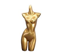 Sewing Manikin Gold Plastic Female Mannequin Torso, Half-length Full Body Female Model In Lingerie Dress Display In Shop Window (Color : Style 4)