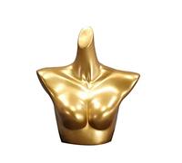 Sewing Manikin, Half-length Full Body Female Model In Lingerie Dress Display In Shop Window,Gold Plastic Female Mannequin Torso