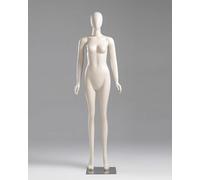 Sewing Mannequin,Faceless Full Body Mannequin Display, Flesh Female Curvy Dress Form, Detachable Lightweight Sewing Mannequin Dress Model, Posing Woman Mannequin Form