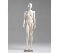 Sewing Mannequin,Faceless Full Body Mannequin Display, Flesh Female Curvy Dress Form, Detachable Lightweight Sewing Mannequin Dress Model, Posing Woman Mannequin Form(Style 3)