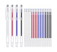 Sewing Markers for Fabric Disappear 4Pen Shells with 12/20 Refills to Use for Embroidery for Cross 4Co Sewing Markers for Disappears Heat Sew Heat Erasable Marking Pens