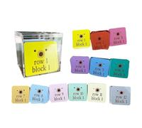 Sewing Markers for Fabric, Precision Cut Holes Paper Cardstock Sewing Markers, Innovative Precision & Alignment, Sewing/Quilting Notions with Acrylic Box, Crafts Organization