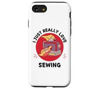 Sewing Maschine I Just Really Love Cute Sewing Lover Case for iPhone SE (2020) / 7/8