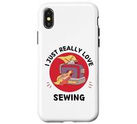Sewing Maschine I Just Really Love Cute Sewing Lover Case for iPhone X/XS