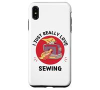 Sewing Maschine I Just Really Love Cute Sewing Lover Case for iPhone XS Max