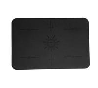 Sewing Mat Set, 15.7x23.6in Sewing Machine Muffling Mat, Reduce Sewing Machine and Pedal Vibrations, Movement and Slipping, Sewing Machine and Sergers Accessory (Black)