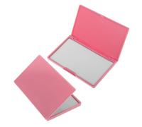 Sewing Needle Case Plastic Holder Magnetic Portable 2pcs Pink