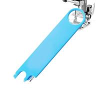Sewing Needle Threader, 13.2x2.6x0.4cm Magnetic Threading Device, Ruler Magnifier Attachment Tool, Hand Sewing Craft Accessory, Easy Stitching Aid Design, Suitable for Embroidery Beading Upholstery