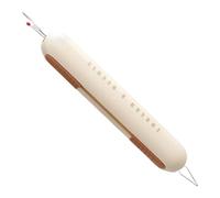 Sewing Needle Threader,Household 2 in 1 Stretchable Sewing Seam Rippers,Double-Ended Manual Sewing Tools Suitable for The Elderly and Sewing Enthusiasts (Yellow)
