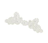 Sewing On Glitters Sequins Fabric Patches Mesh Fabric Applique Clothes Decoration for Costume Event Apparel Crafting Party Wear Mesh Patches