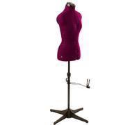 Sewing Online Adjustable Dressmakers Dummy, 8 Part, Plain Wine, Size Small - Uk 8-16