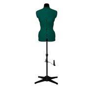 Sewing Online Adjustable Dressmakers Dummy, in Opal Green Fabric with Hem Marker, Dress Form Sizes 10 to 18 - Pin, Measure, Fit and Display your Clothes on this Tailors Dummy - 023816-OPAL