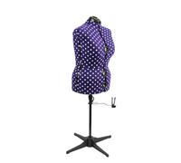 Sewing Online Adjustable Dressmakers Dummy Uk 20-22 Purple Polka Dot