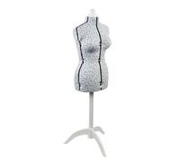 Sewing Online Adjustable Dressmakers Dummy - Wooden Stand Medium 16-20 Ditsy Blue