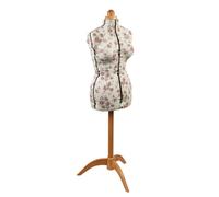 Sewing Online Adjustable Dressmakers Dummy - Wooden Stand Medium 16-20 Rosebuds