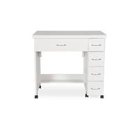 Sewing Online Alice Fold-Out Sewing Cabinet With Drawers In Ash White