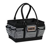 Sewing Online Black/white Stripe Deluxe Store/tote Caddy Collapsible Evm12776-2