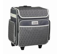 Sewing Online Collapsible Craft Trolley Bag - Grey/cream - Everything Mary - Evm6362-11