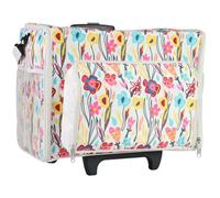 Sewing Online Craft Trolley Bag Cream Multi Floral Everything Mary Evm13347-1