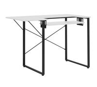 Sewing Online Dart Sewing Machine Table With Folding Top In Charcoal Black / White