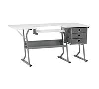 Sewing Online Eclipse Ultra Sewing Machine/Hobby Table in Grey/White 13376