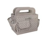 Sewing Online Everything Mary Collapsible Desktop Craft Organiser, Tan Dot