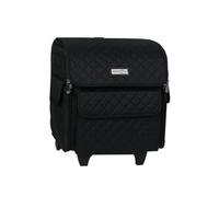 Sewing Online Everything Mary Collapsible Overlocker Sewing Machine Case, Black Quilted