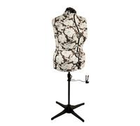 Sewing Online Hollyhock Grey 8-Part Adjustable Dress Form - Large 20-22