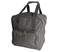 Sewing Online Large Overlocker Bag, Heather Grey | 38 x 36 x 33cm | Carry Bag for Janome, Brother, Singer, Bernina, and Most Overlockers - PT650-HEATHER-GREY