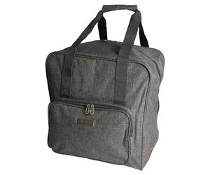 Sewing Online Large Overlocker Bag, Heather Grey | 38 x 36 x 33cm | Carry Bag for Janome, Brother, Singer, Bernina, and Most Overlockers - PT650-HEATHER-GREY