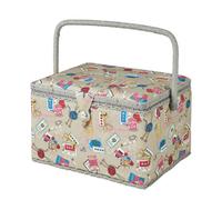 Sewing Online Large Sewing Box Summer Notions Design 23.5 X 31 X 20Cm - Hobbygift Mrl/120