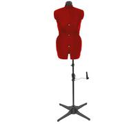 Sewing Online Medium Adjustable Dressmakers Dummy in Ruby Red Fabric