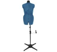 Sewing Online Medium Adjustable Dressmakers Dummy in Wedgewood Blue Fabric