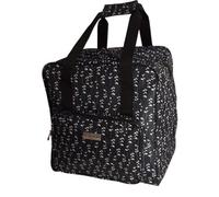 Sewing Online Overlocker Bag Black Sprig 38 X 35.5 X 33 Cm, Sew Stylish Pt650-Blk-Sprig