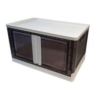 Sewing Online Plastic Folding Storage Box on Wheels | 90L Stackable Bins for Craft, Sewing, Home and Office Storage